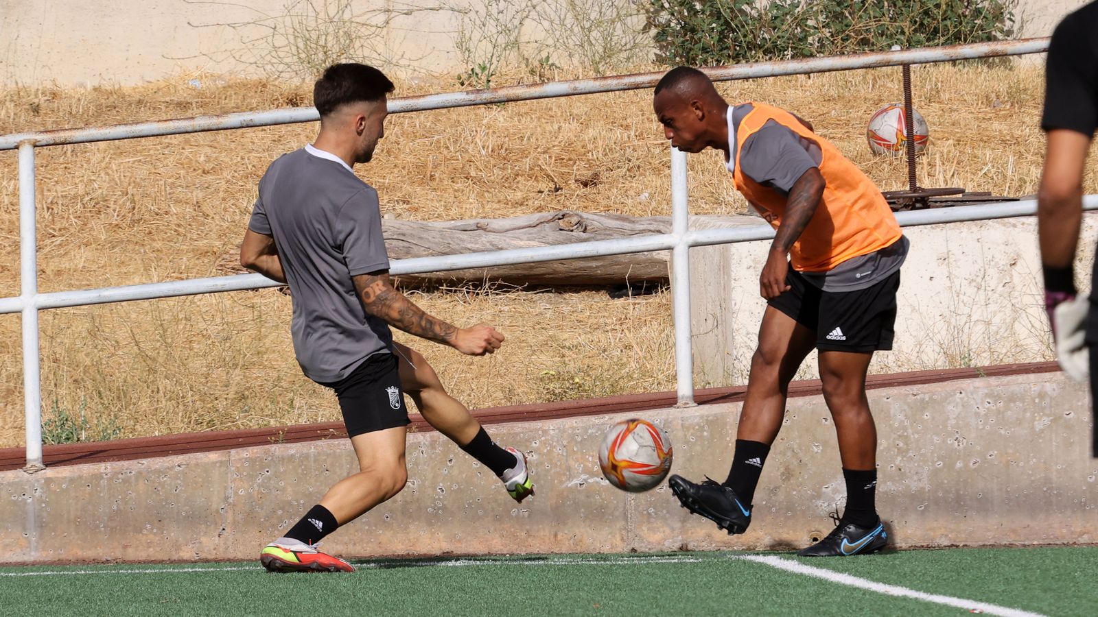 Entrenamiento del Xerez CD en la Granja