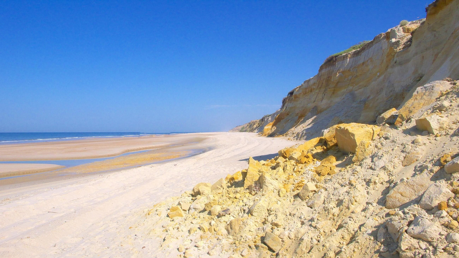 Una playa "de otro planeta"