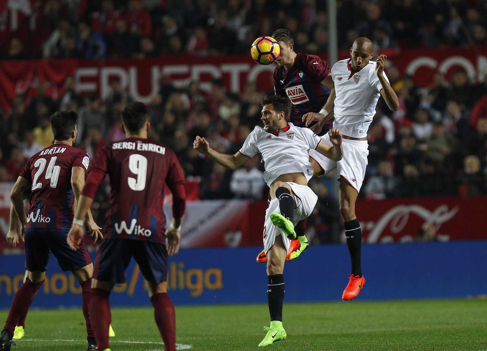 El Sevilla FC-Eibar, en imágenes