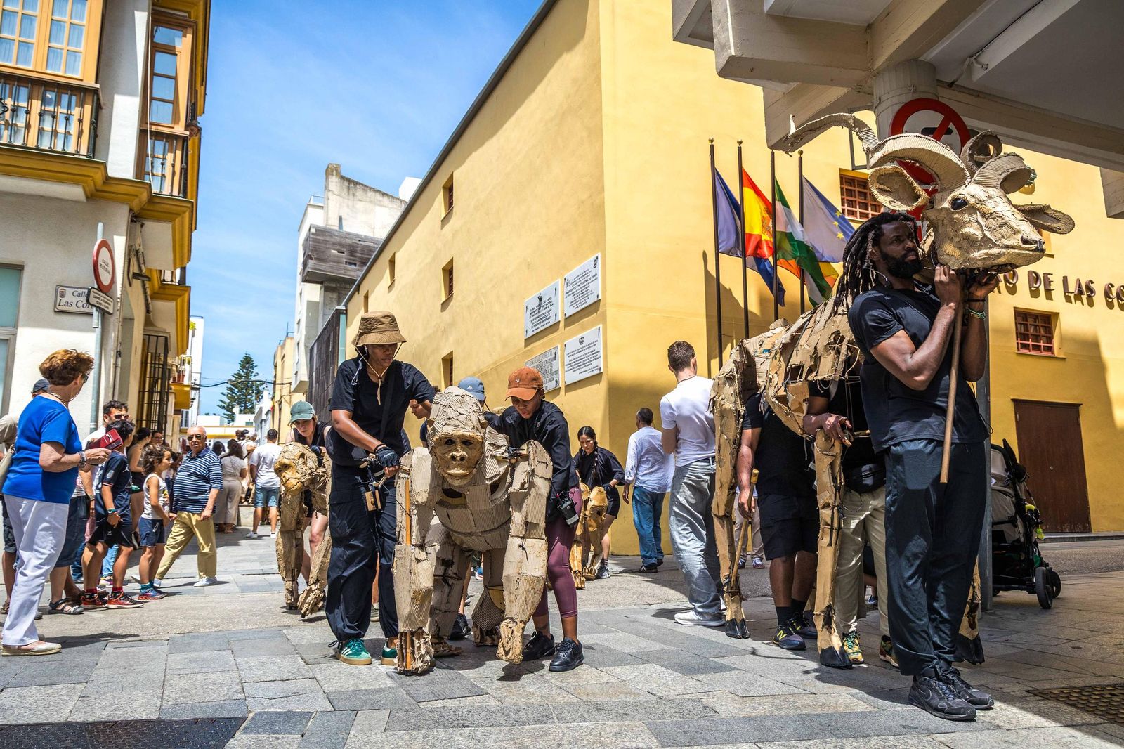 Las imágenes de 'La estampida' en San Fernando