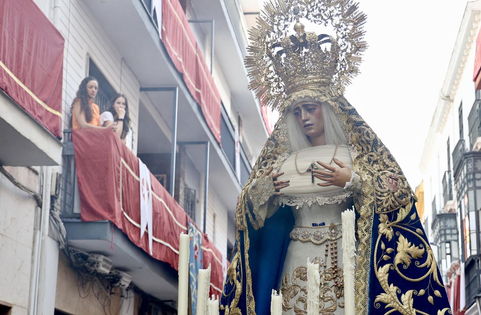 Traslado de la Virgen de la Amargura de Santa Ángela de la Cruz a San Pedro