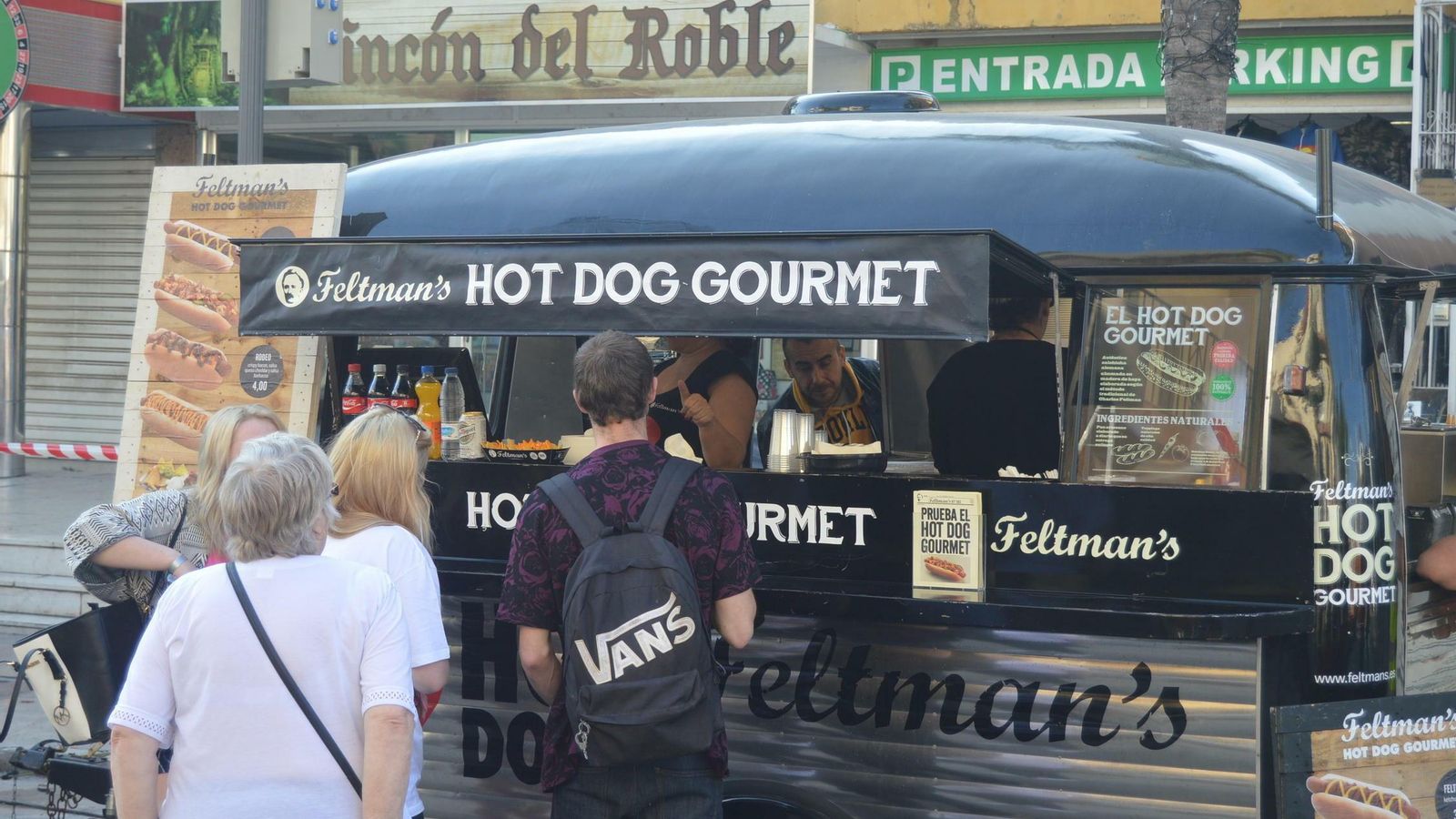 Foodtrucks en una imagen de archivo.