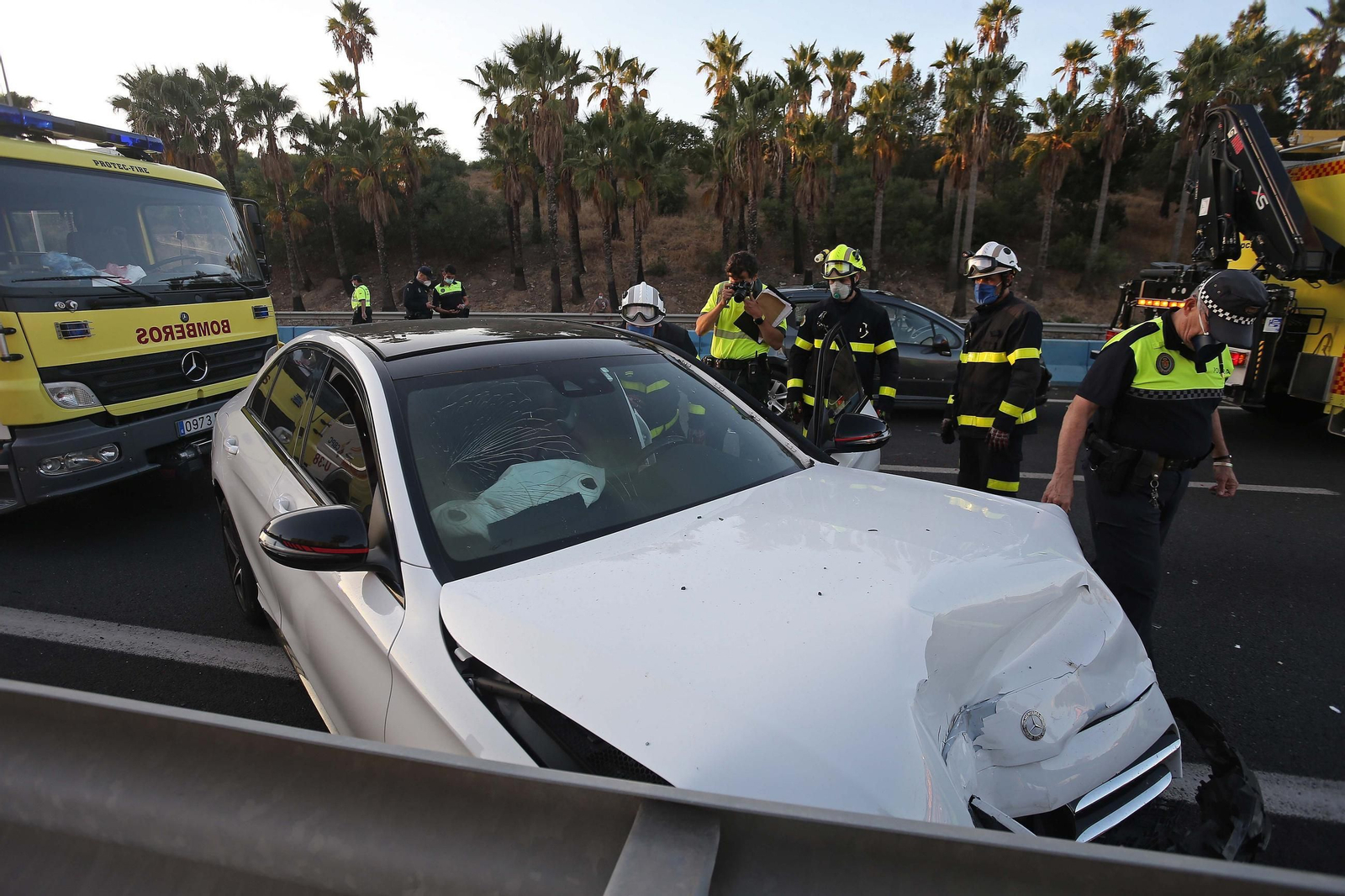 Un accidente de tráfico grave en la A-7.