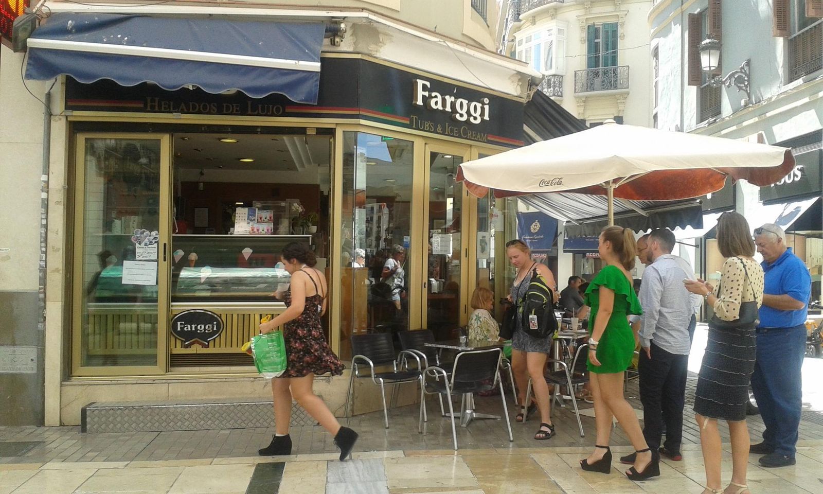 La céntrica cafetería, ayer.