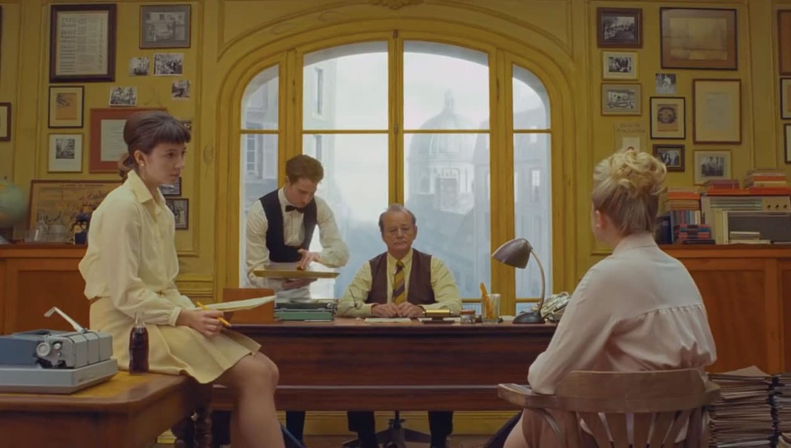 Una imagen de la nueva película de Wes Anderson, 'La Crónica Francesa'.