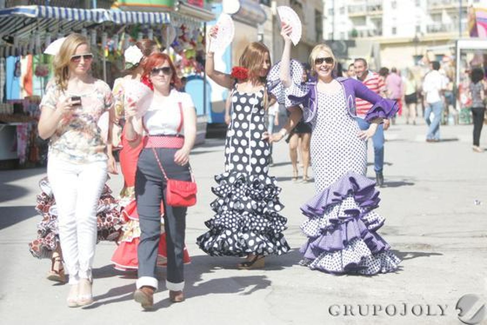 Los caballos y el buen ambiente en la recta final de la feria.

Foto: J.M. Quinones