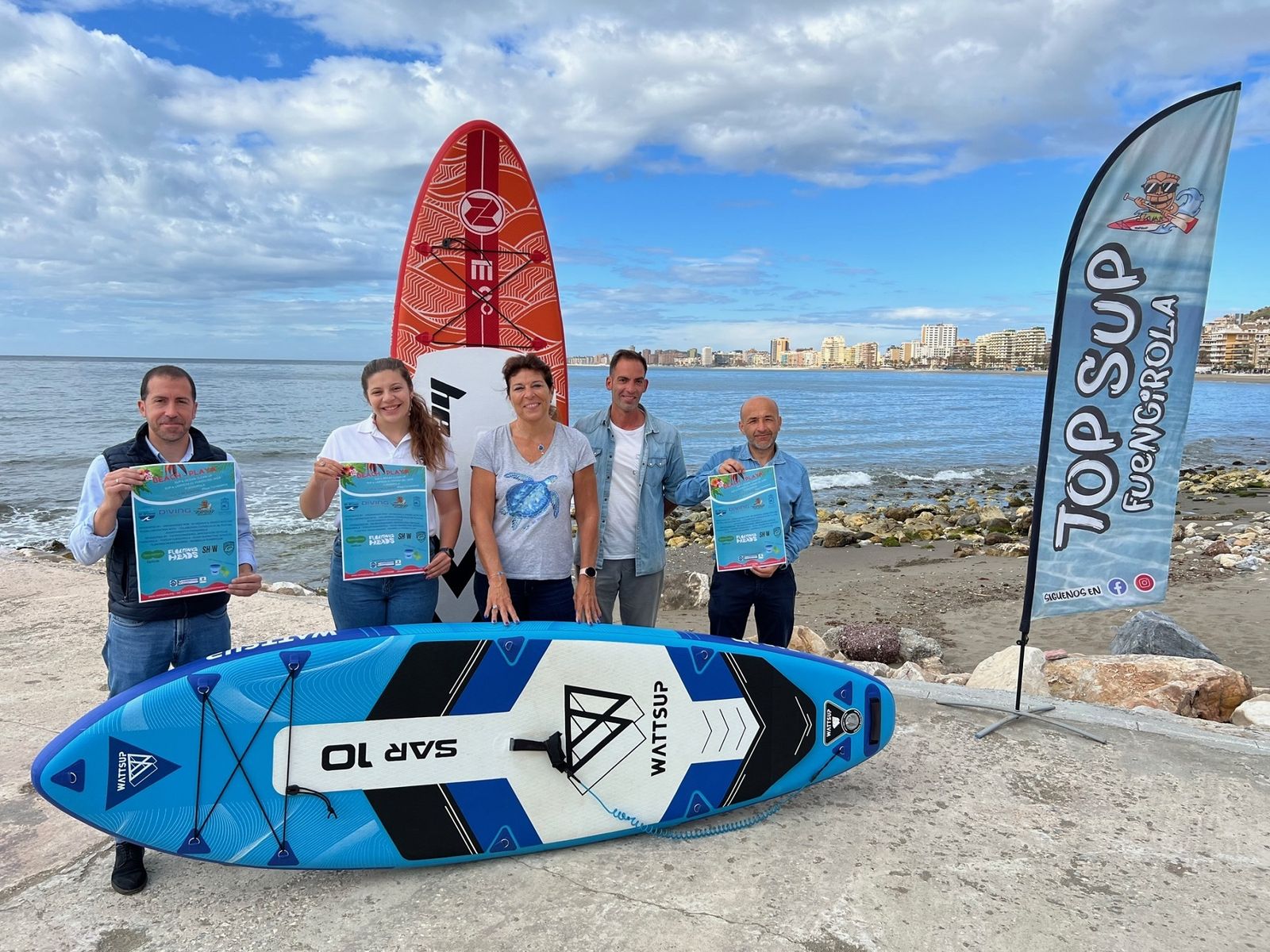 El acto de presentación de la jornada de concienciación medioambiental.