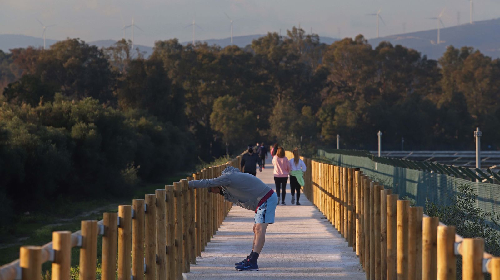 Sendero del arroyo de la Madre Vieja en San Roque