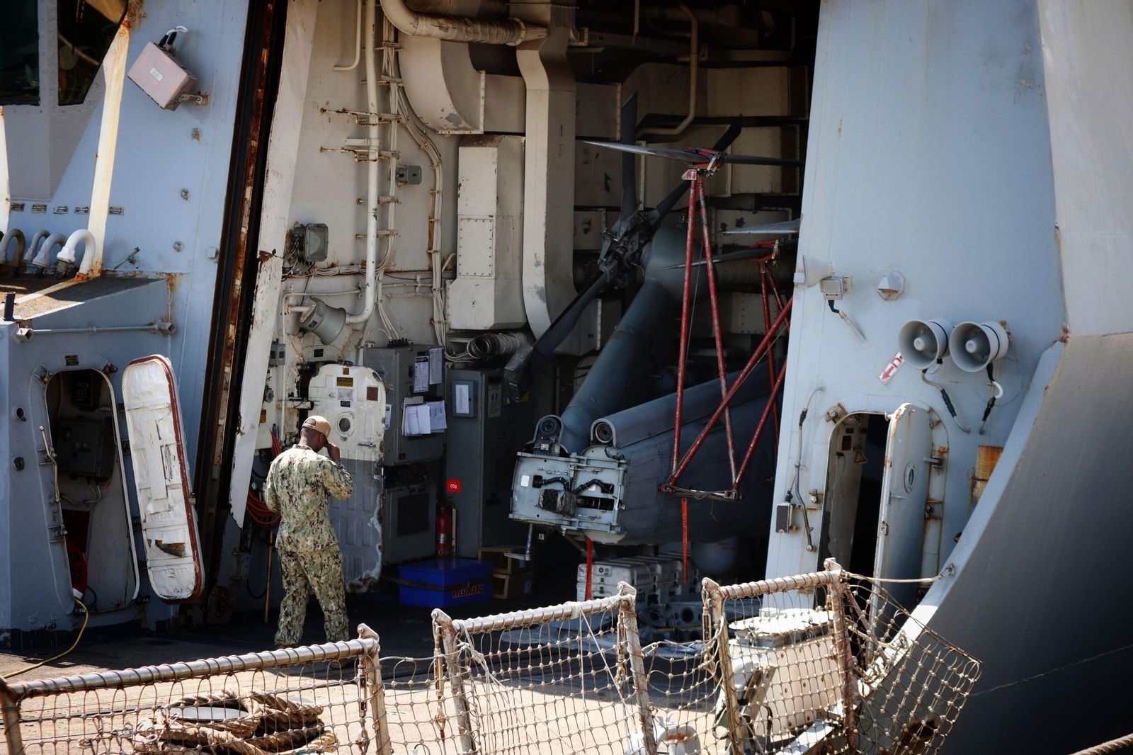 Recorrido por el destructor 'James E. Willians', atracado en la Base naval de Rota