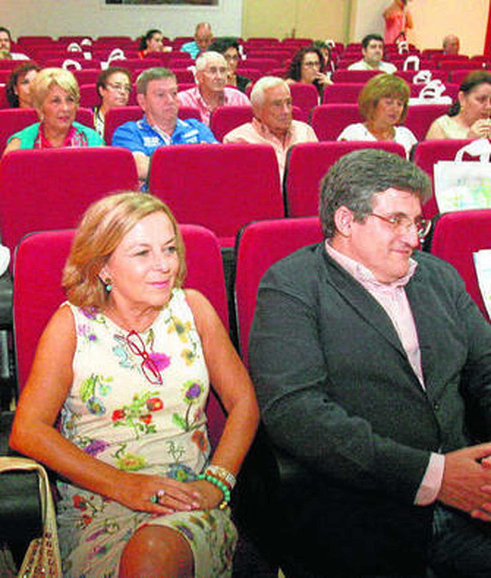 Algunos de los asistentes a la jornada de ayer en la Gota de Leche.