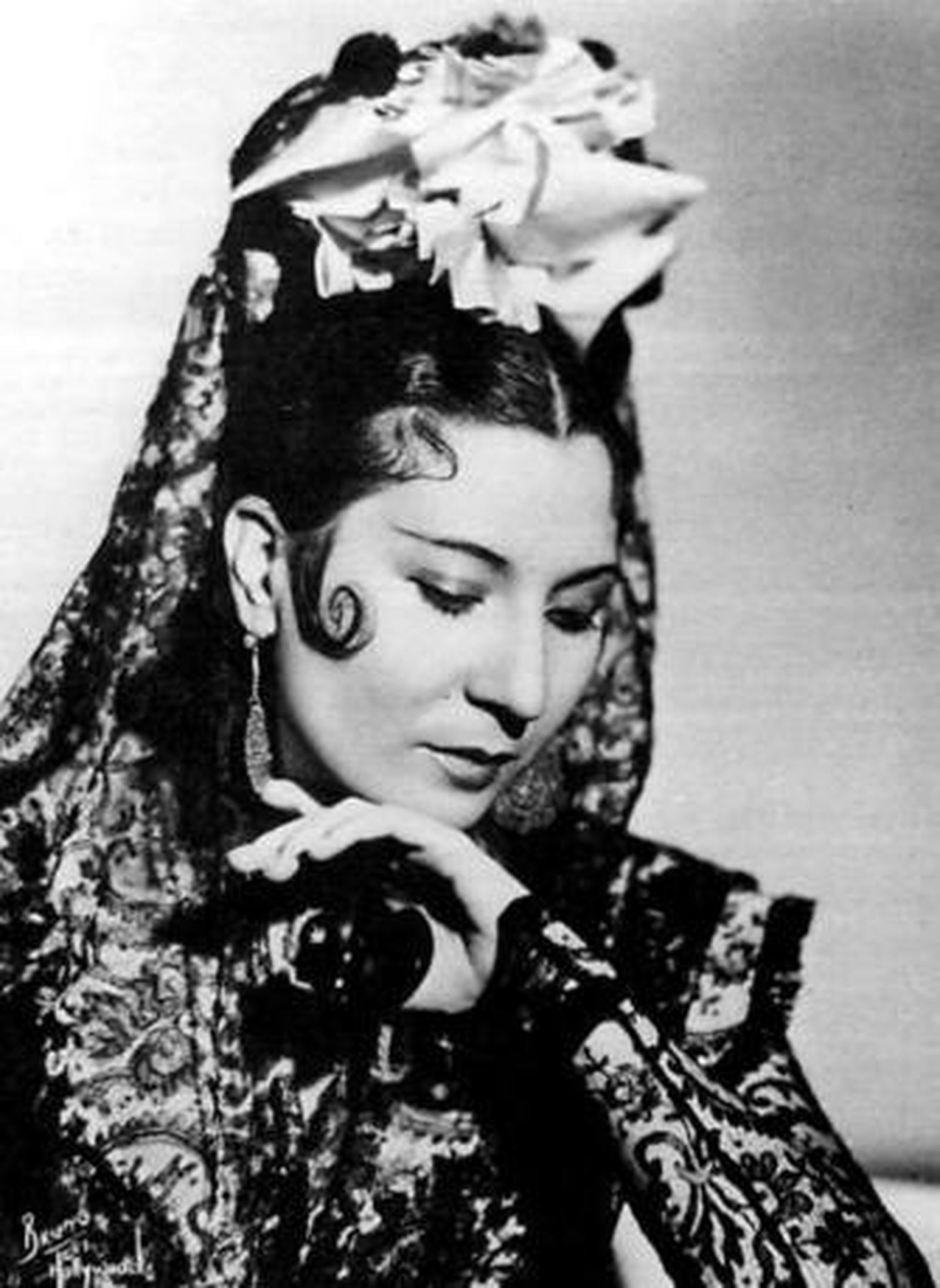 Pilar López, en 'Castilla', de Albéniz, en la década de los 50.