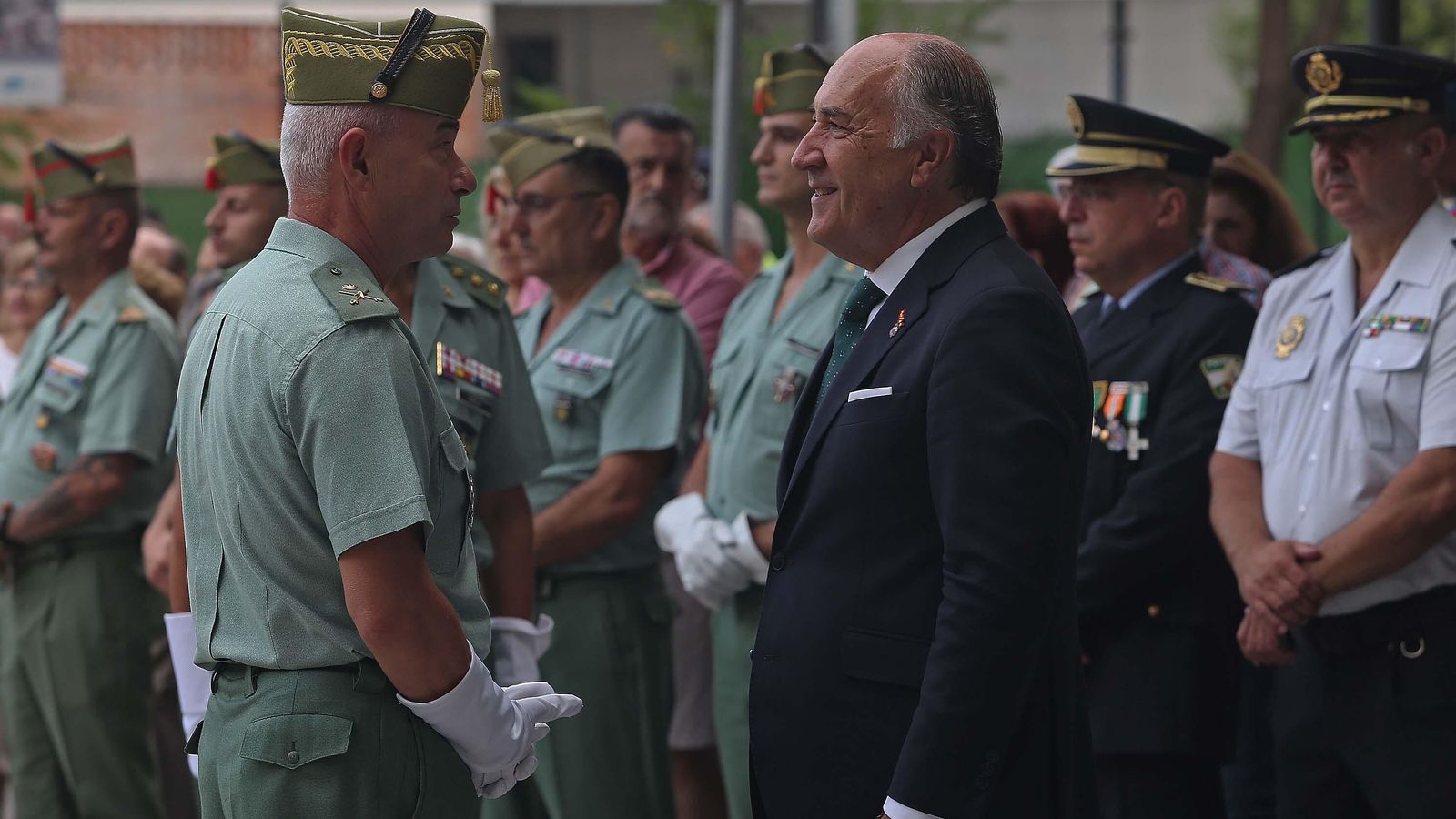 Fotos de la inauguración del monumento a la Legión en Algeciras