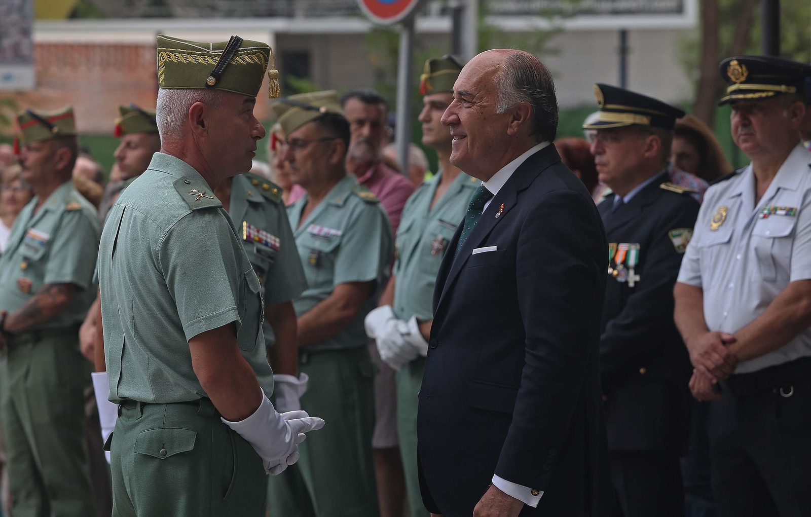Fotos de la inauguración del monumento a la Legión en Algeciras