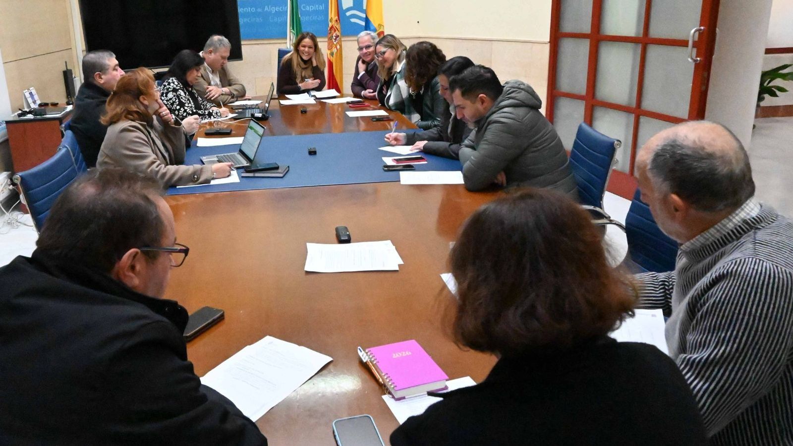 La Comisión de Hacienda del Ayuntamiento de Algeciras, celebrada este lunes.