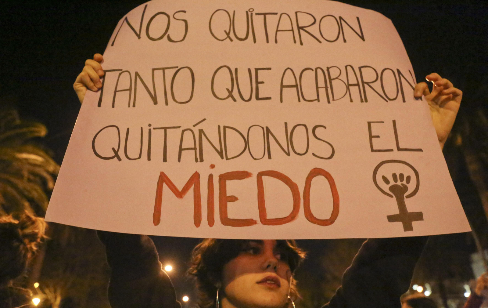 Las imágenes de la manifestación del Día de la Mujer en Málaga