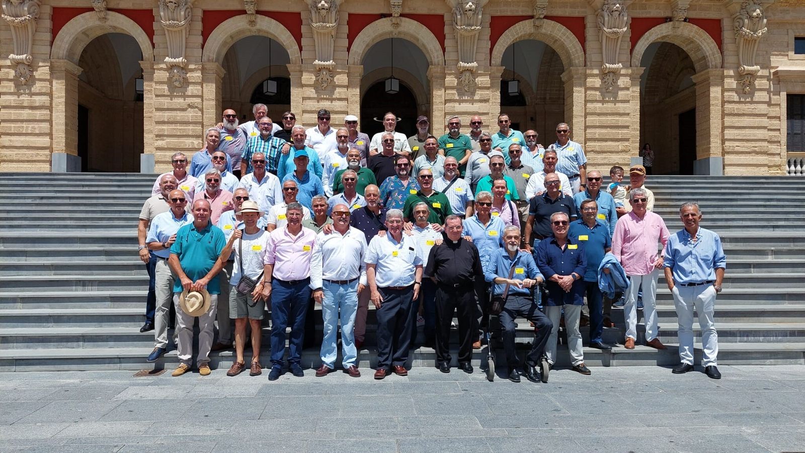 Reencuentro de la promoción del 73 del colegio La Salle de San Fernando en su 50 aniversario.