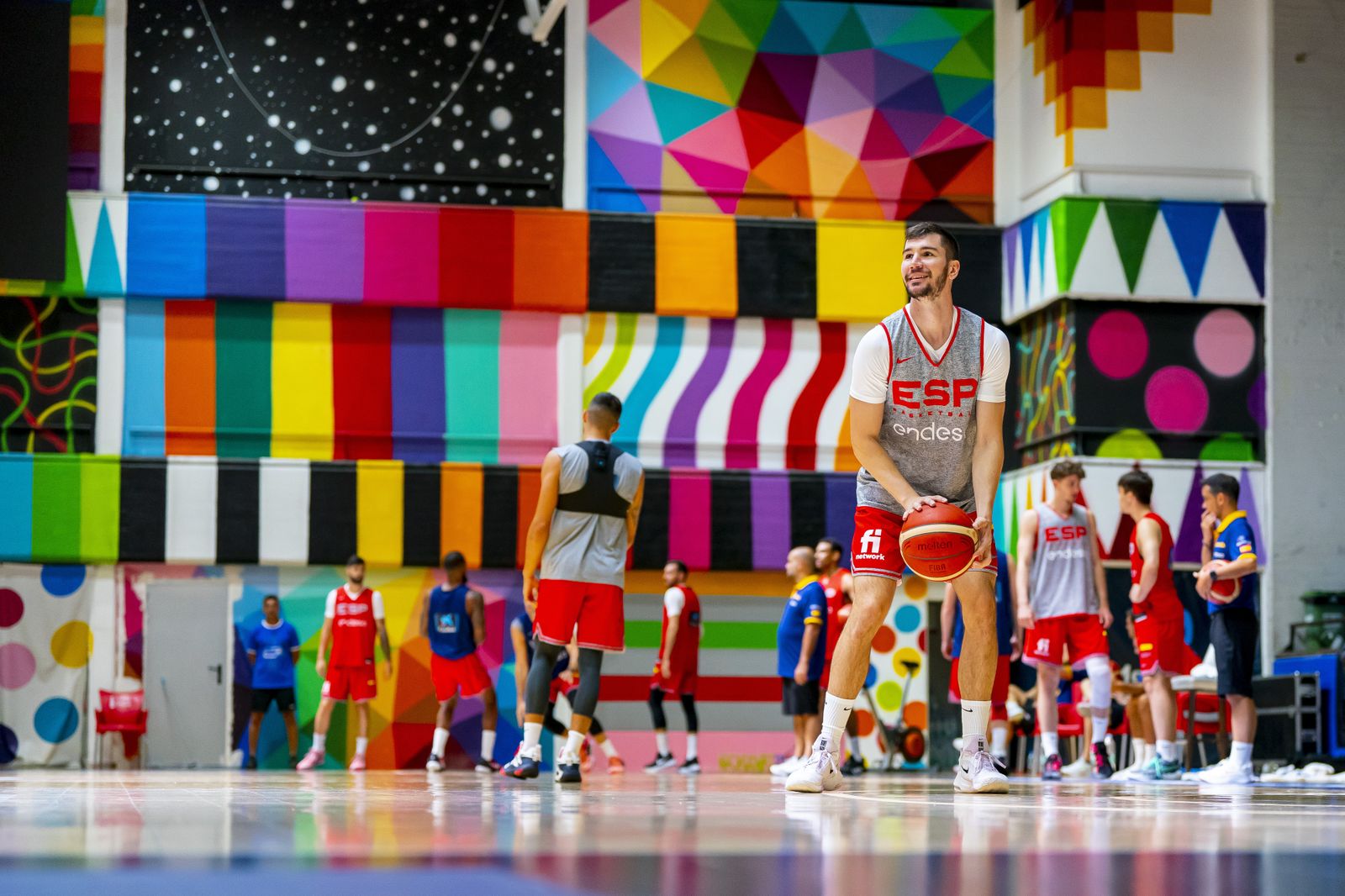 Fotos: Alberto Díaz, Brizuela y Barreiro ya entrenan con España