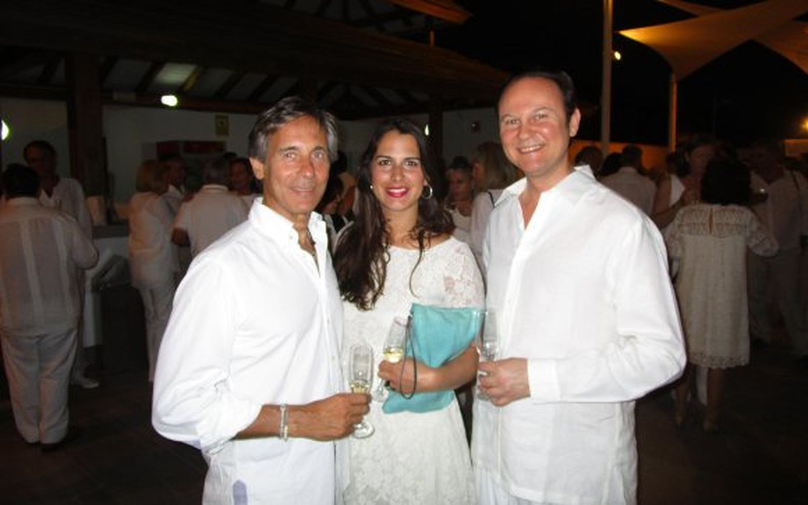 Jorge Manrique, Lucy Woodnutt y el marqués de Mortara.

Foto: Ignacio Casas de Ciria