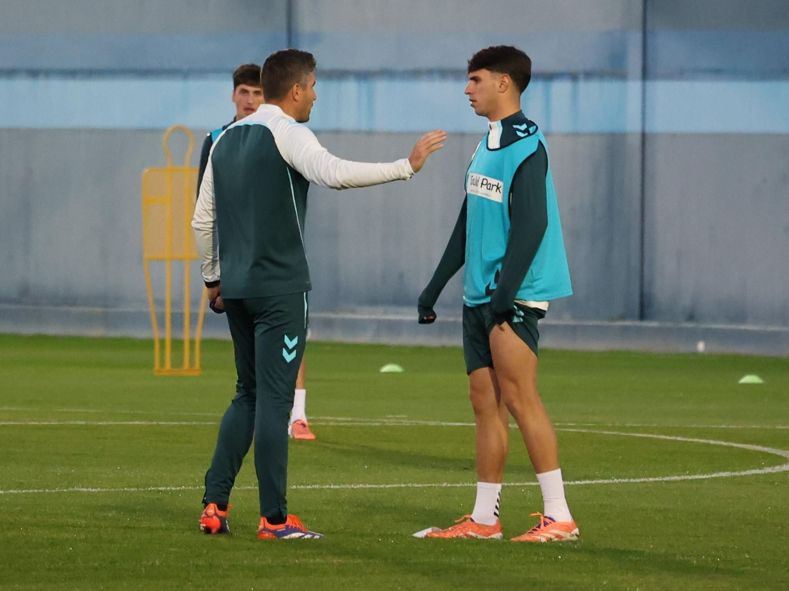 Así ha sido el primer entrenamiento del Málaga CF de Funes