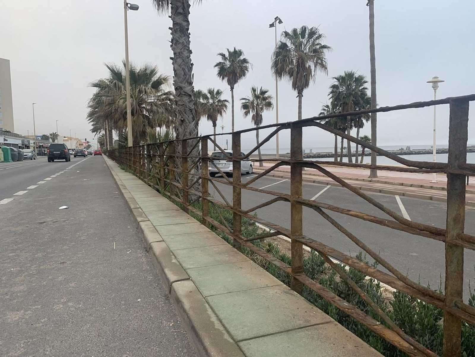 Barandillas oxidadas