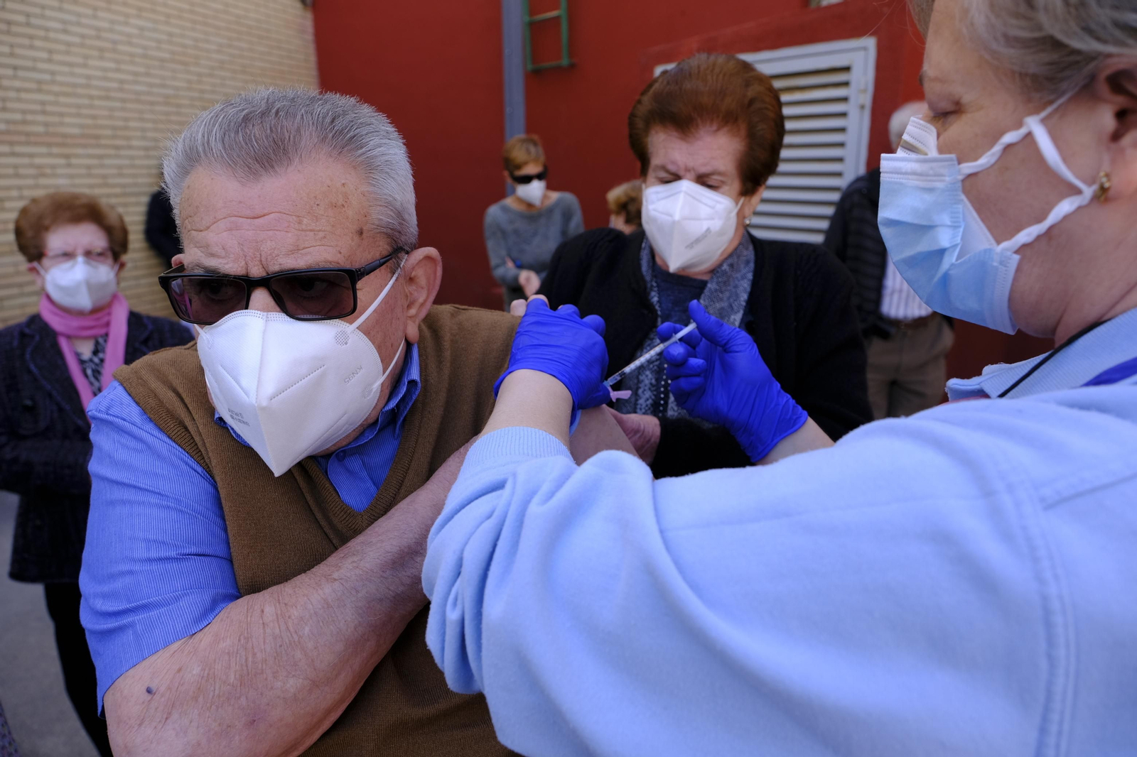 Fotogalería vacunación COVID-19 en Sorbas y Tabernas. Almería