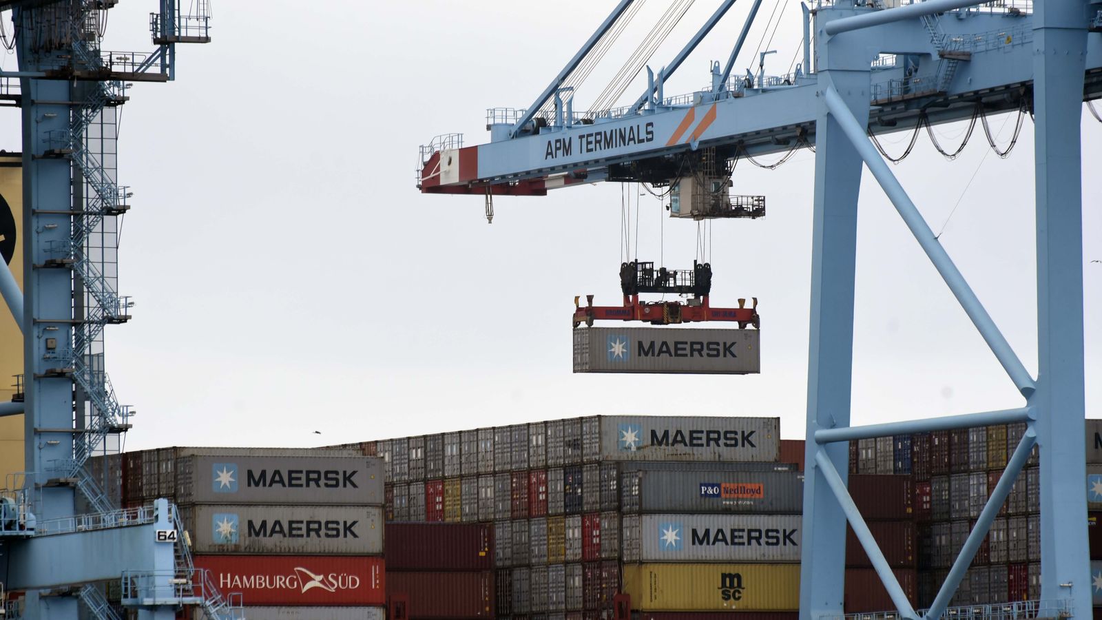 Actividad en APM Terminals Algeciras.