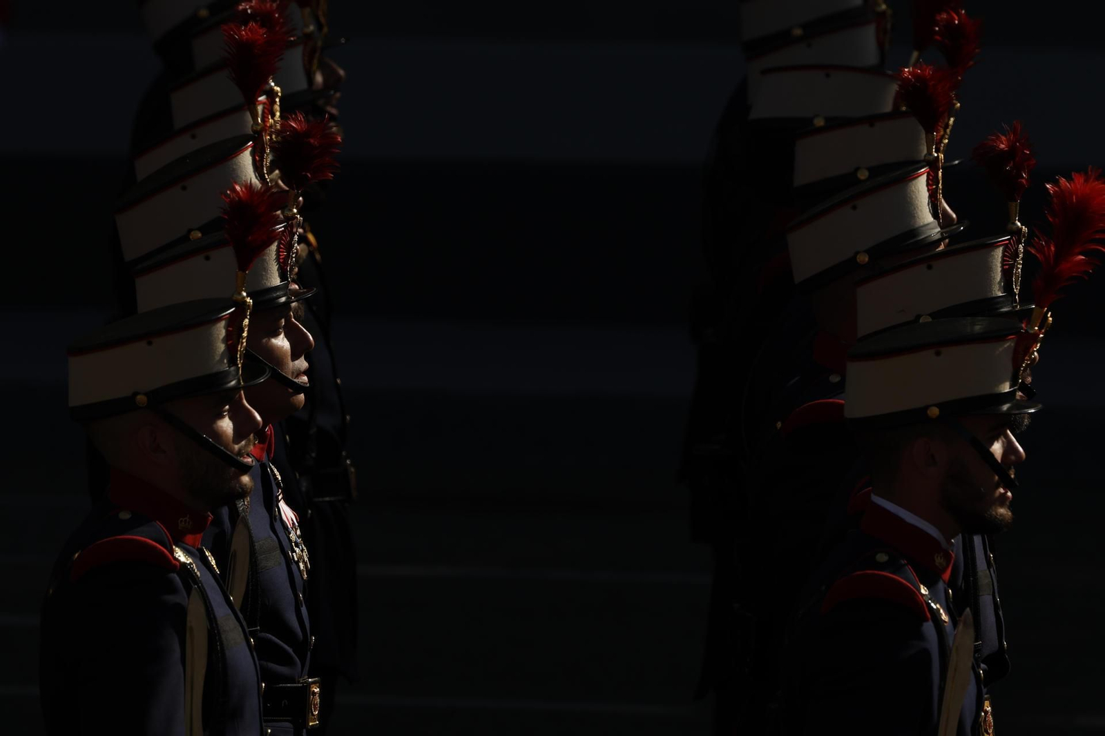 Unidades de la Guardia Real.