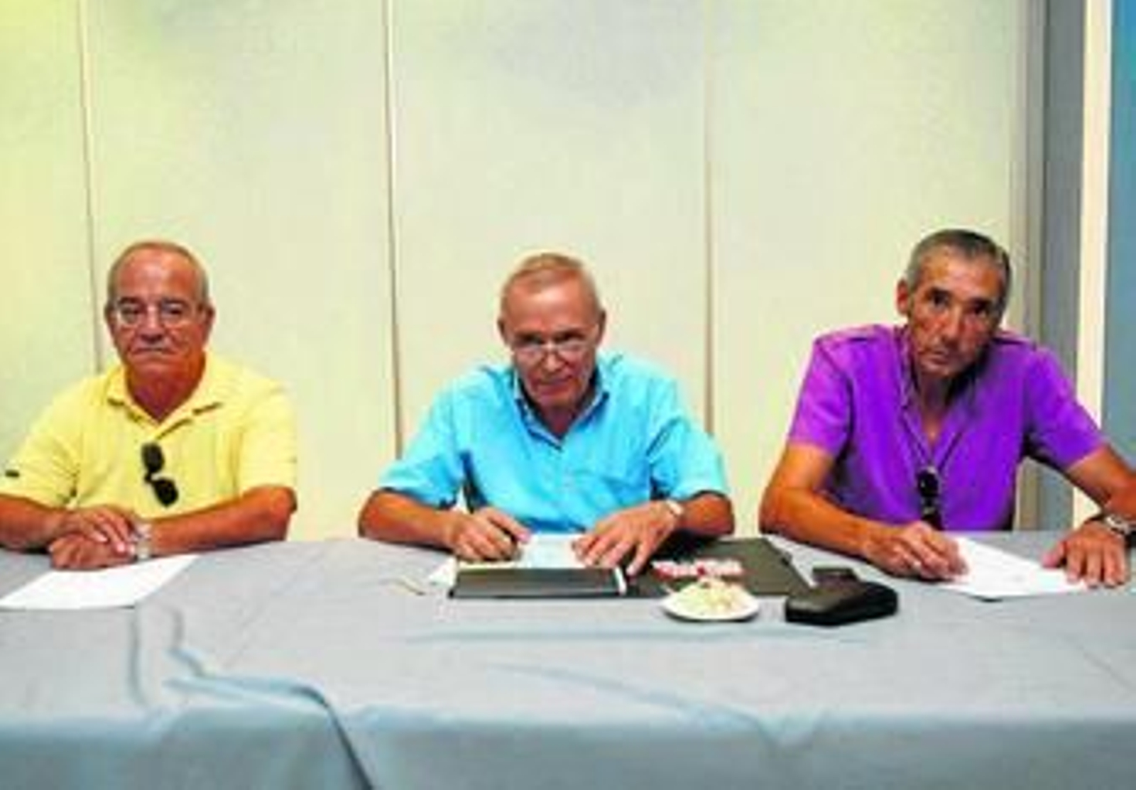 Responsables de la Flave, ayer en rueda de prensa.