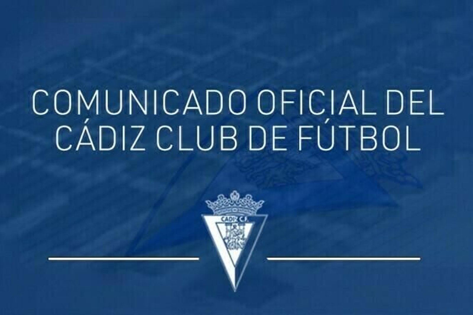 Comunicado del Cádiz.