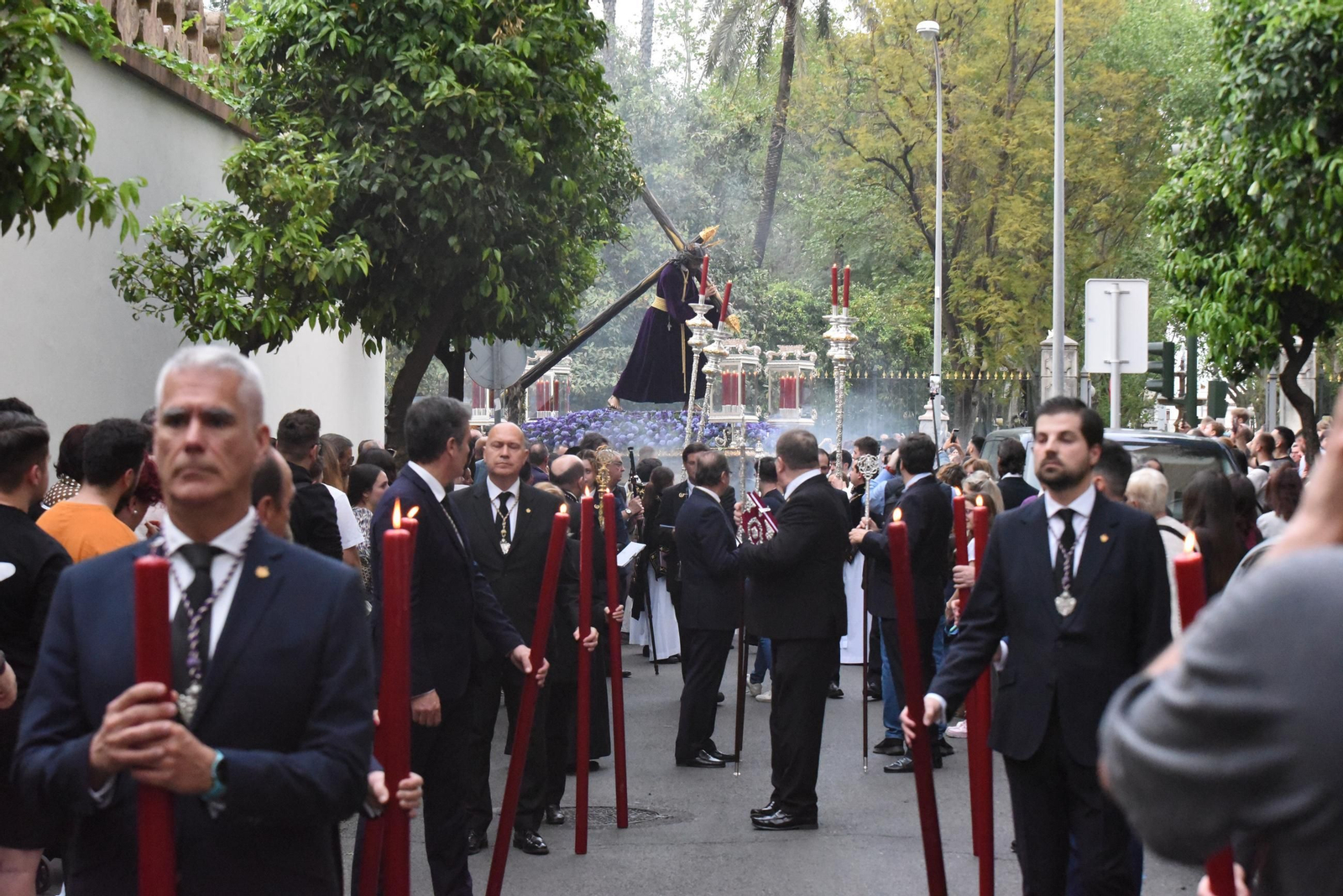 El vía crucis del Señor del Soberano Poder de Córdoba, en imágenes