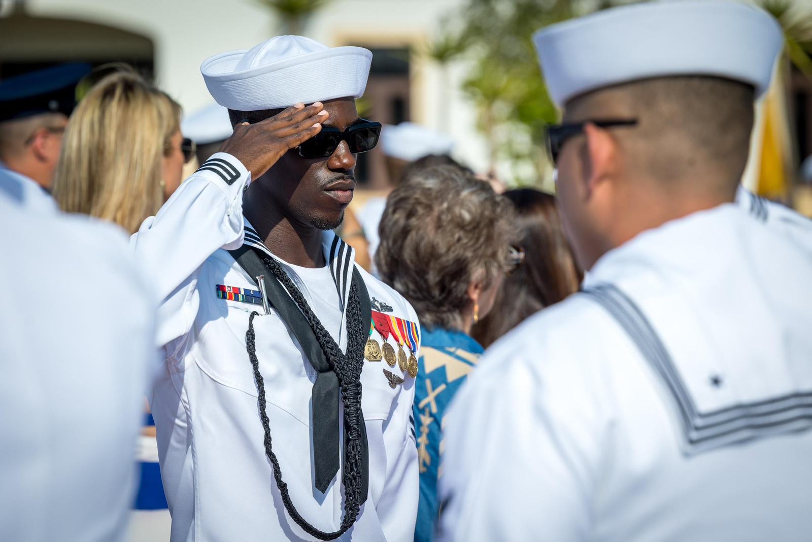 Las imágenes de la ceremonia de cambio de mando de EEUU en la Base de Rota