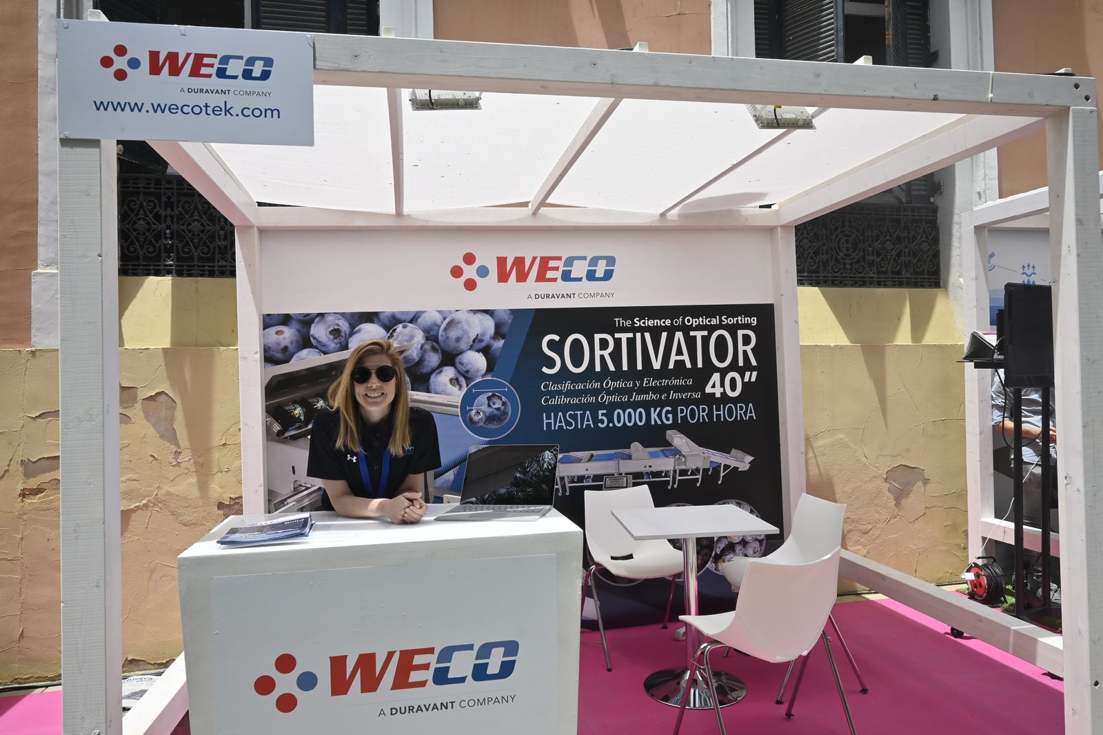 Los Stands participantes en el 8º Congreso Internacional de Frutos Rojos en Huelva