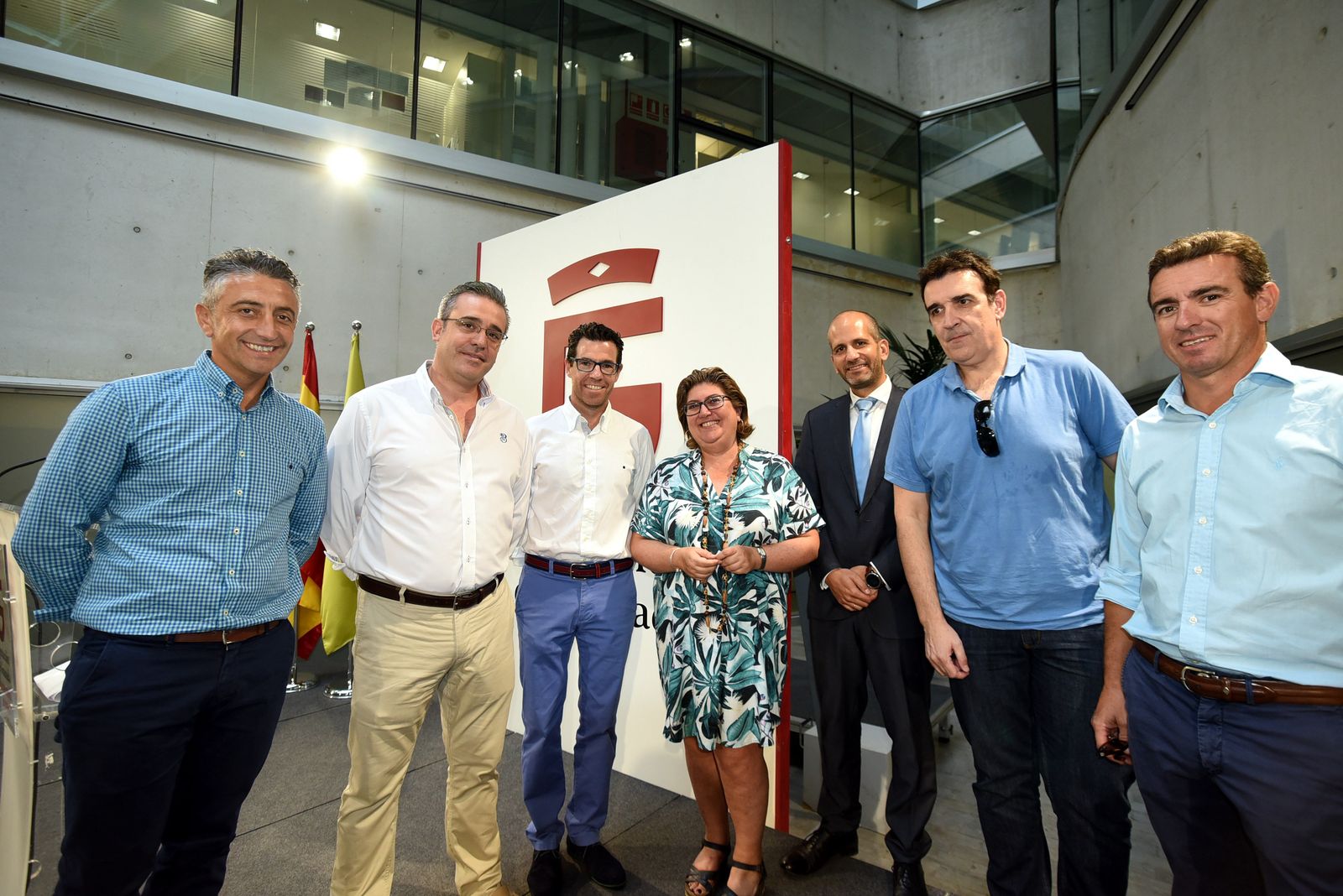 Representantes de las instituciones y de las empresas que acudirán con sus productos a las distintas ferias.