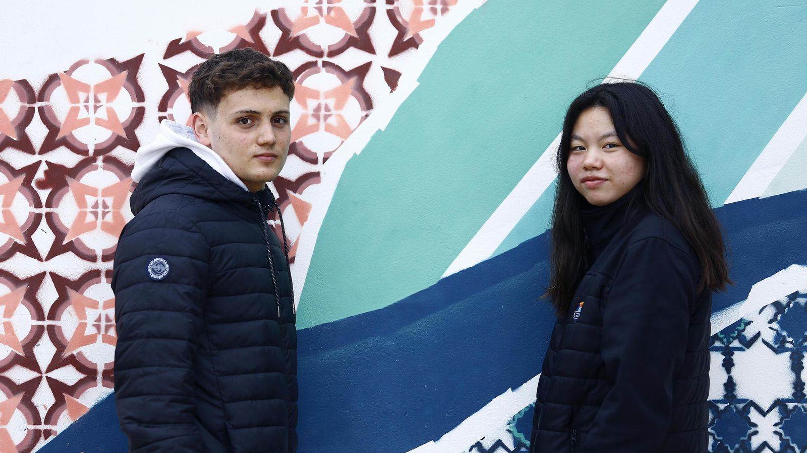 Miguel Ángel Reche y Lucía Merino, nadadores y miembros de Ceeda