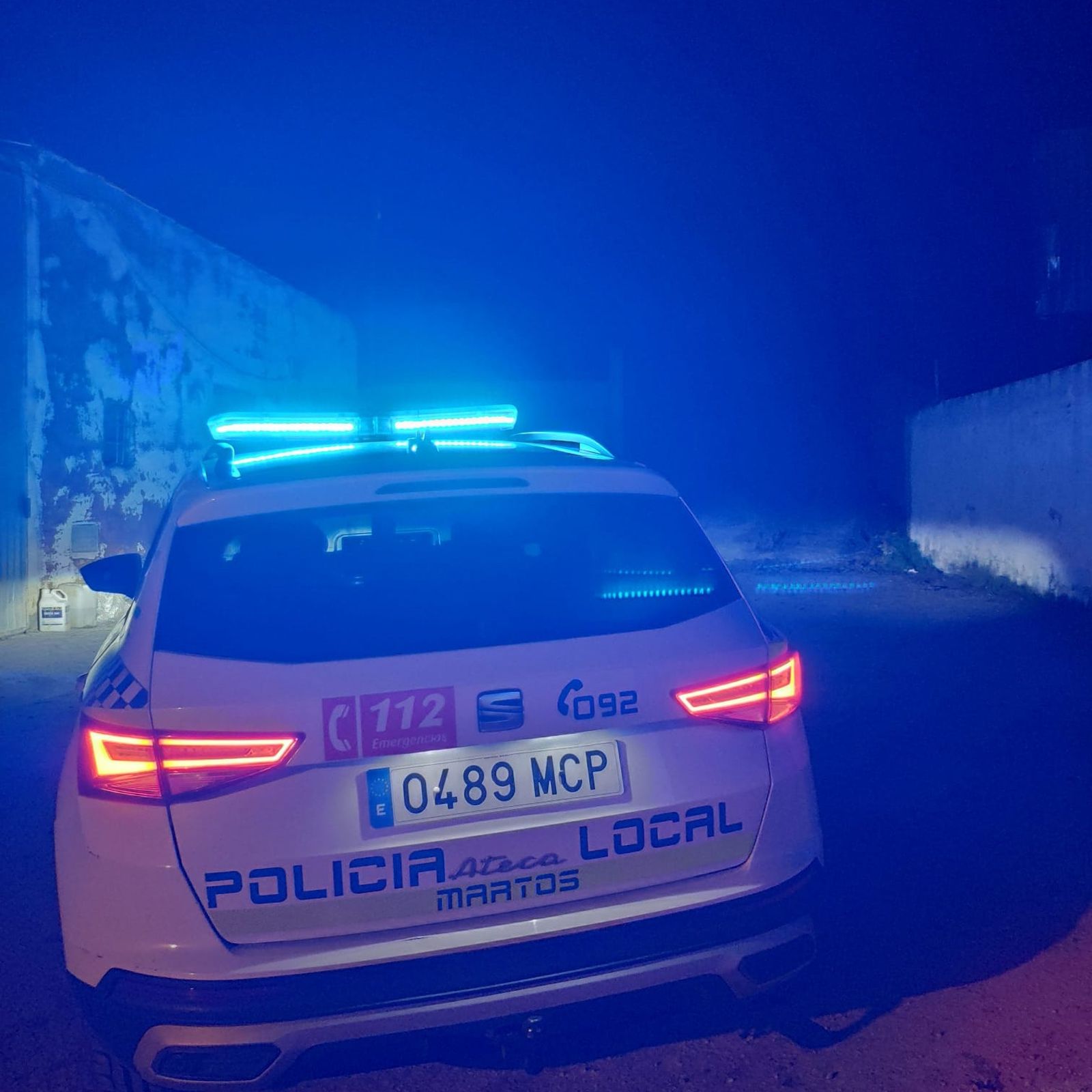 Vehículo de la Policía Local de Martos.