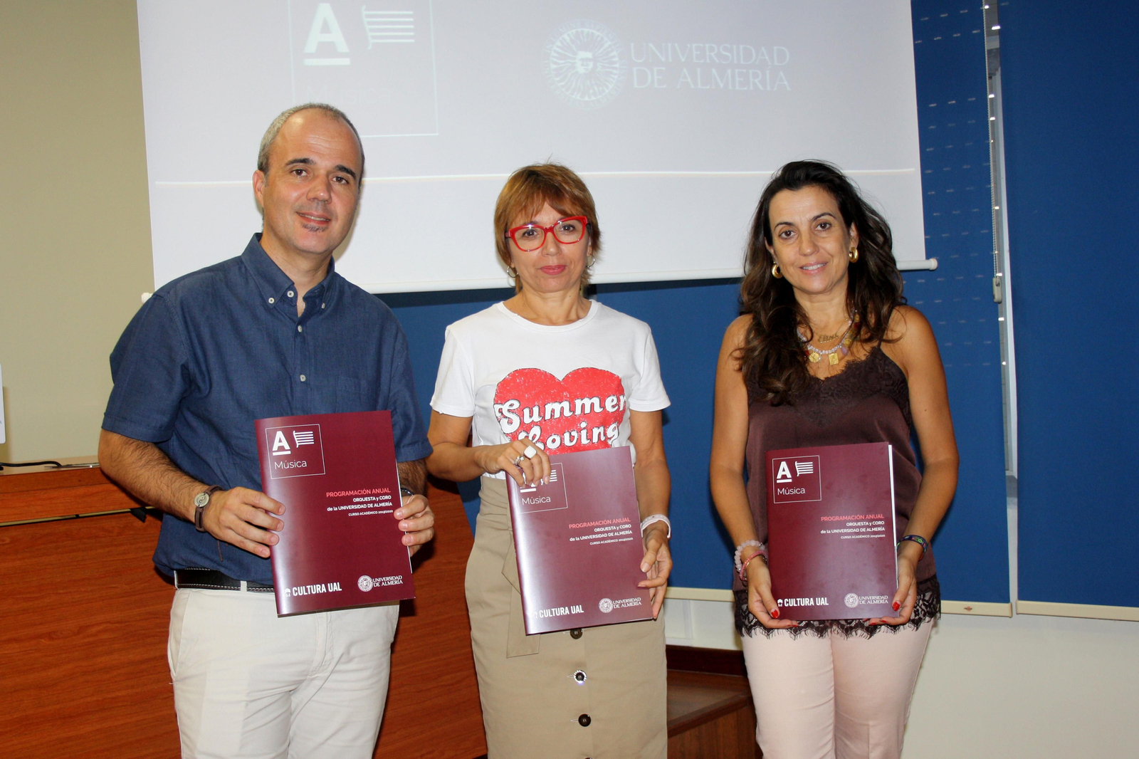 Juan José Navarro con María del Mar Ruiz.