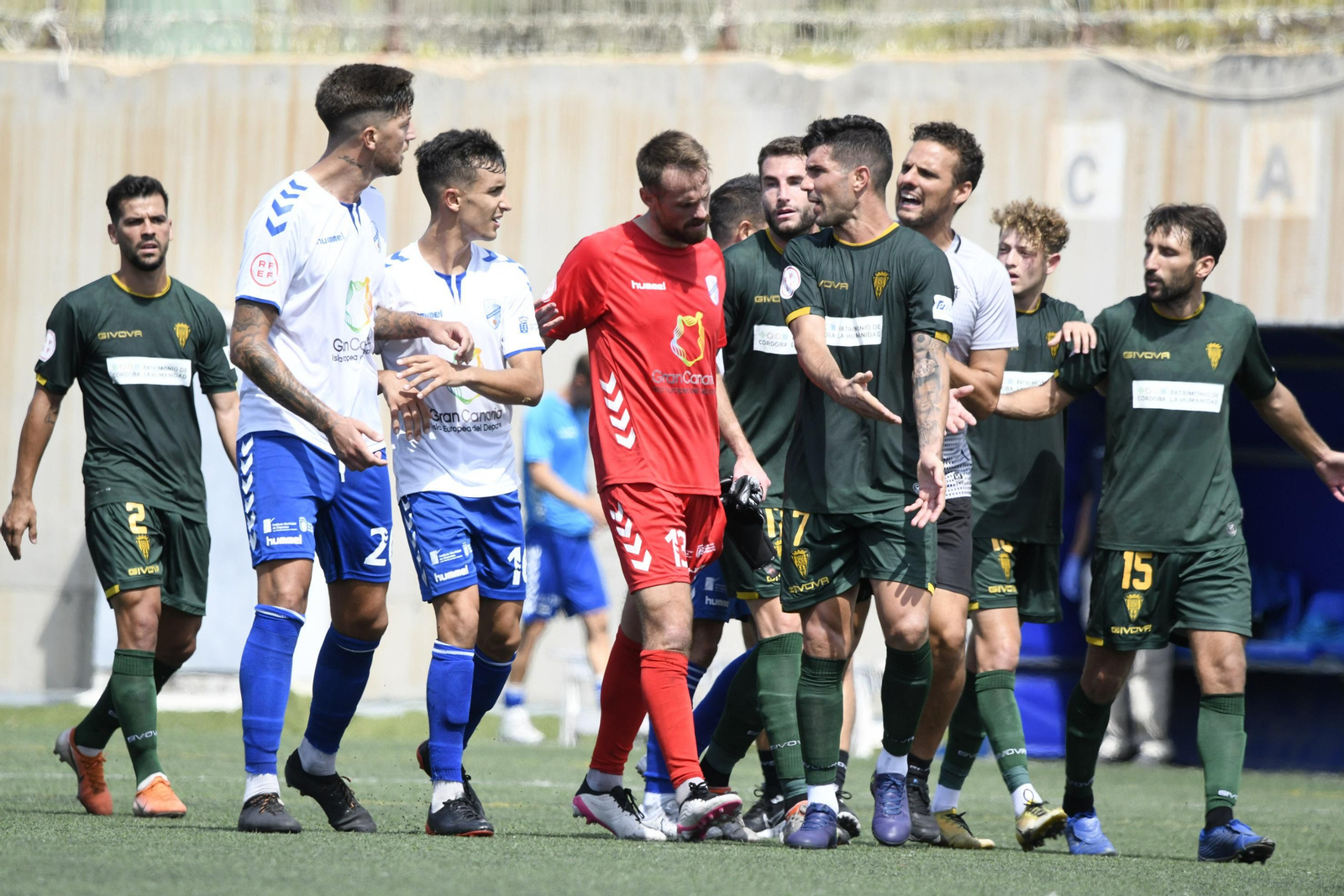 El empate del Córdoba CF ante el Tamaraceite, en imágenes