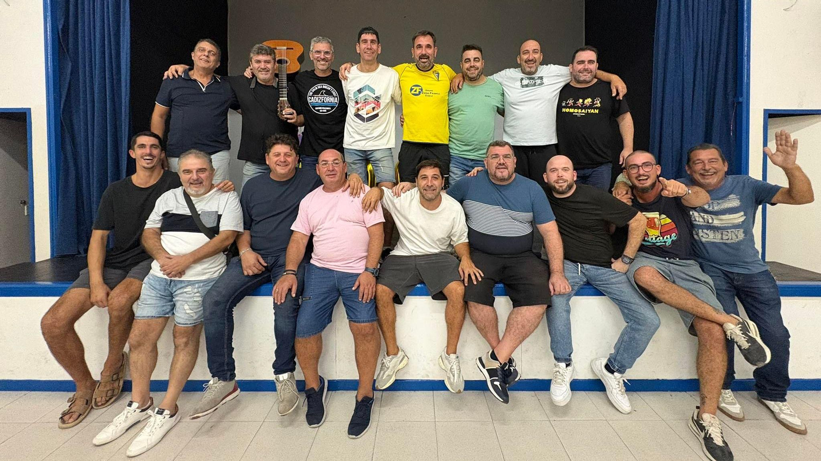 La chirigota 'Los antiguos'.