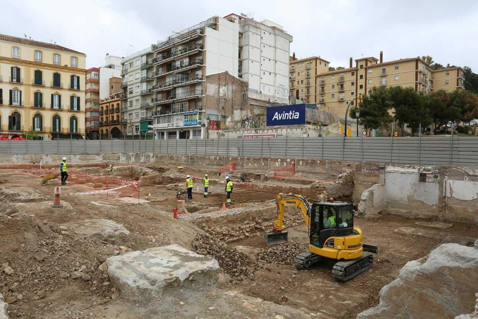 Las excavaciones en los cines Astoria y Victoria, en fotos