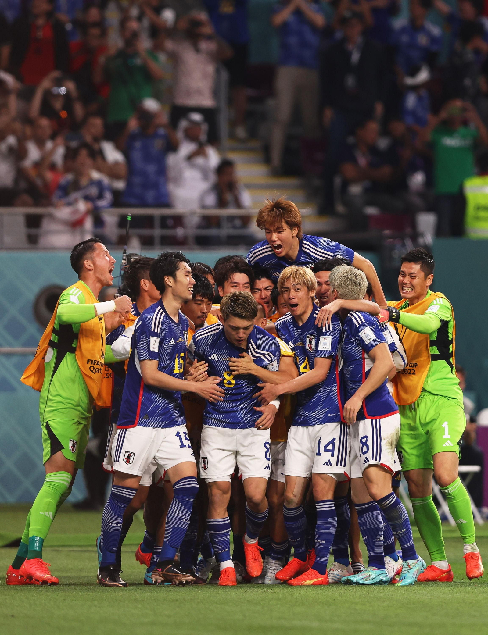 Las imágenes del Alemania - Japón en el Mundial de Qatar