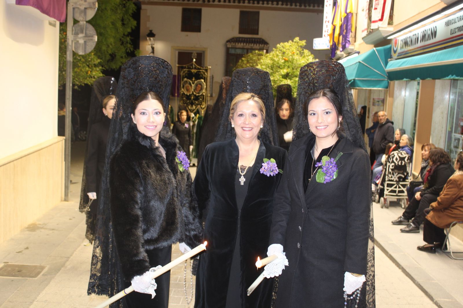 Las imágenes de las procesiones del Jueves Santo en Vélez Rubio