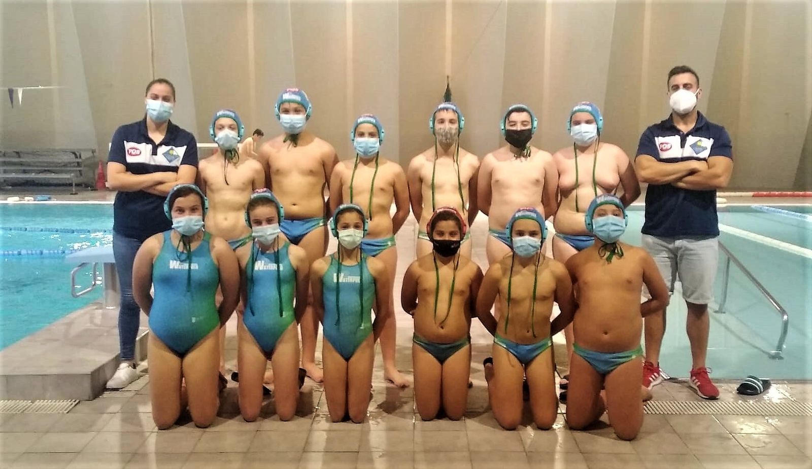 El alevín mixto del C.W. Dos Hermanas PQS.