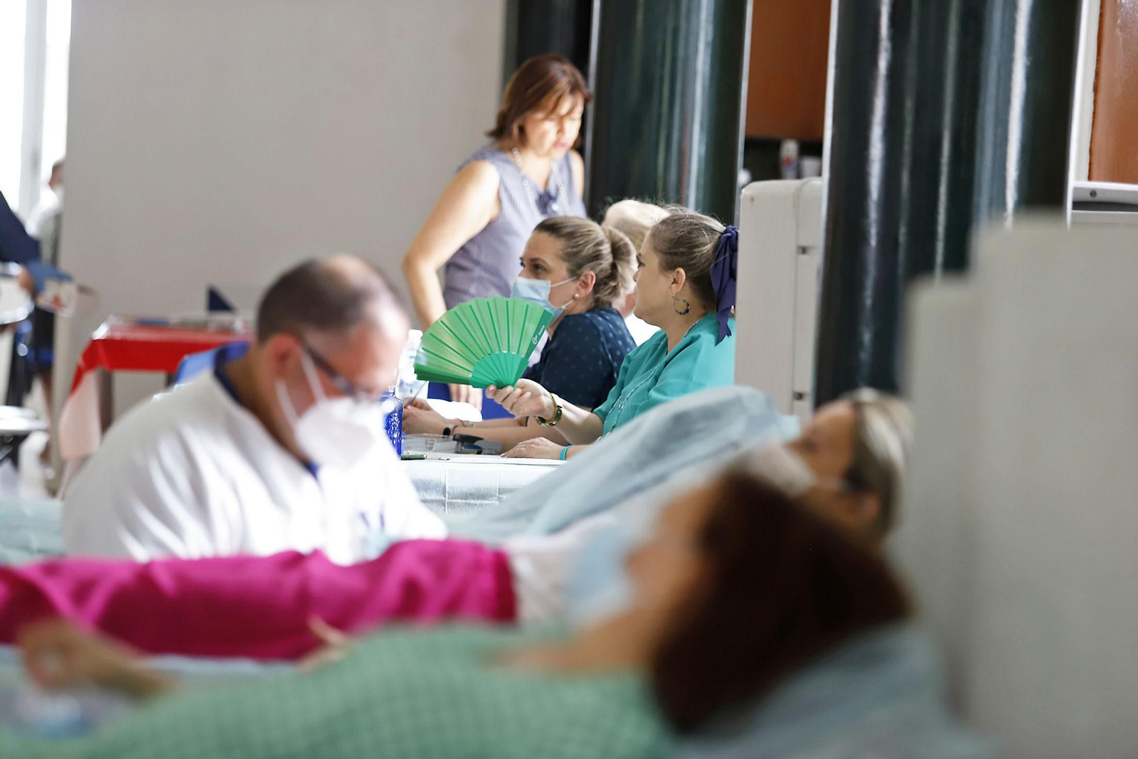 Imágenes de la Macrocolecta de sangre en la Casa Colón