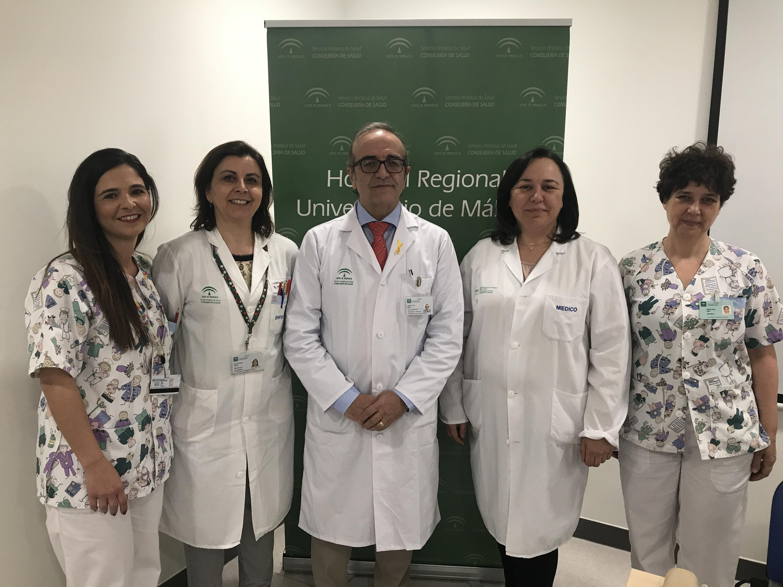 Miembros de la Unidad de Gestión Clínica de Ginecología y Obstetricia del Regional, ubicado en el Materno.