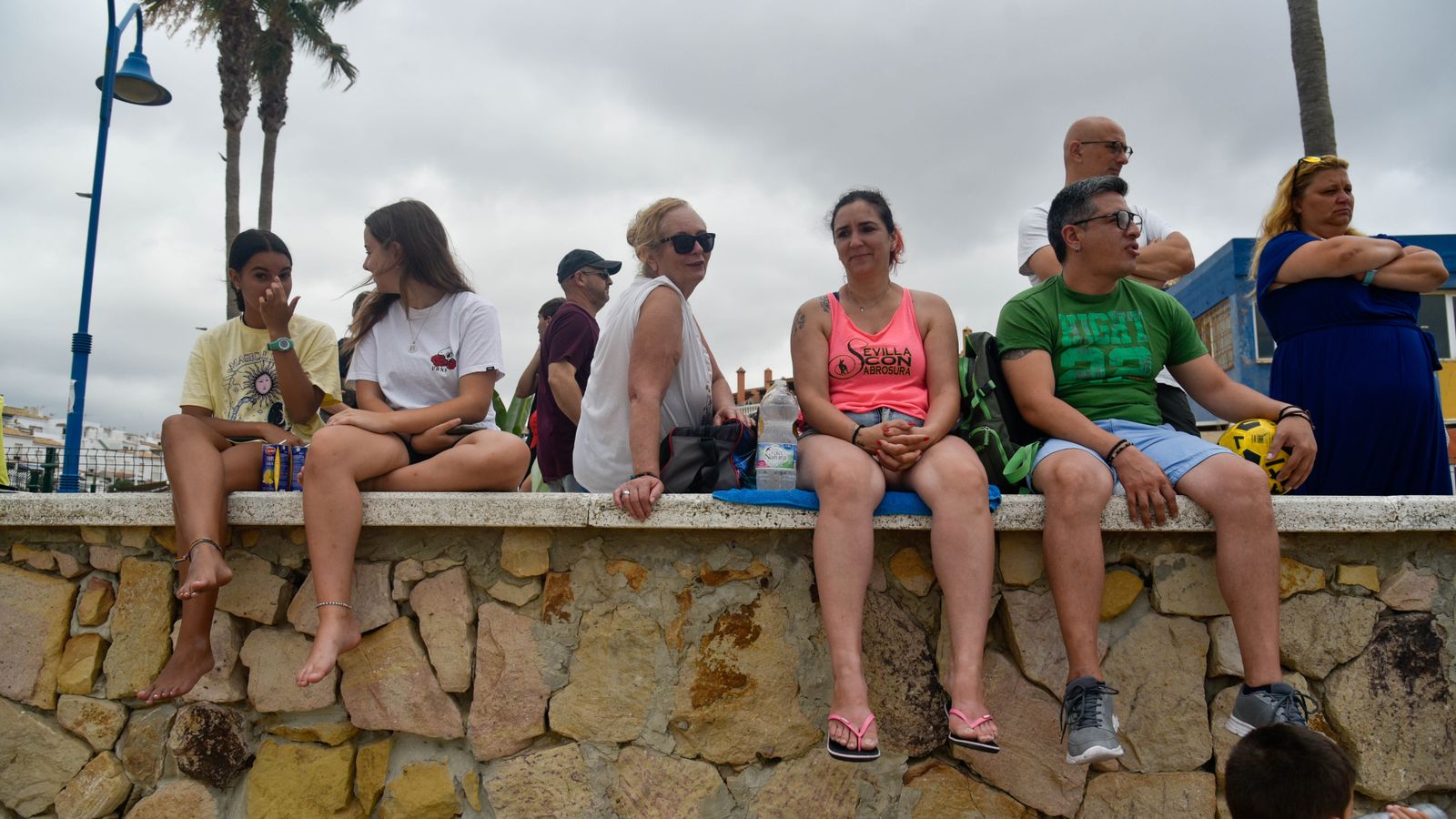 Mañana de calistenia en la playa de Getares