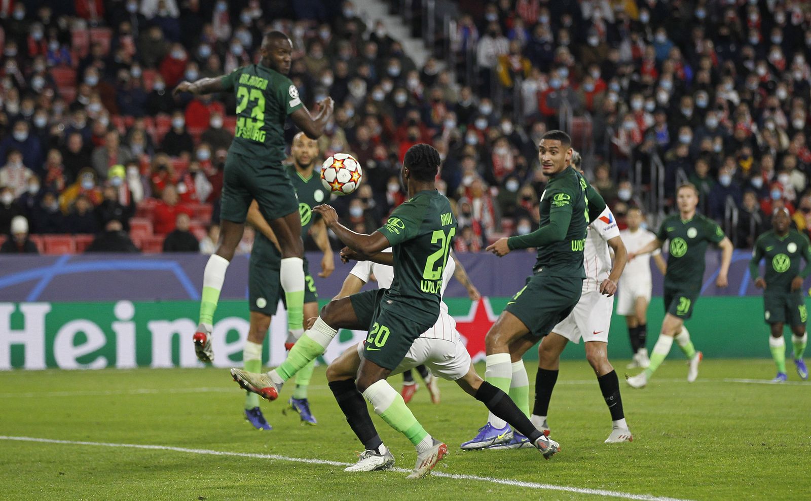 Las imágenes del Sevilla-Wolfsburgo