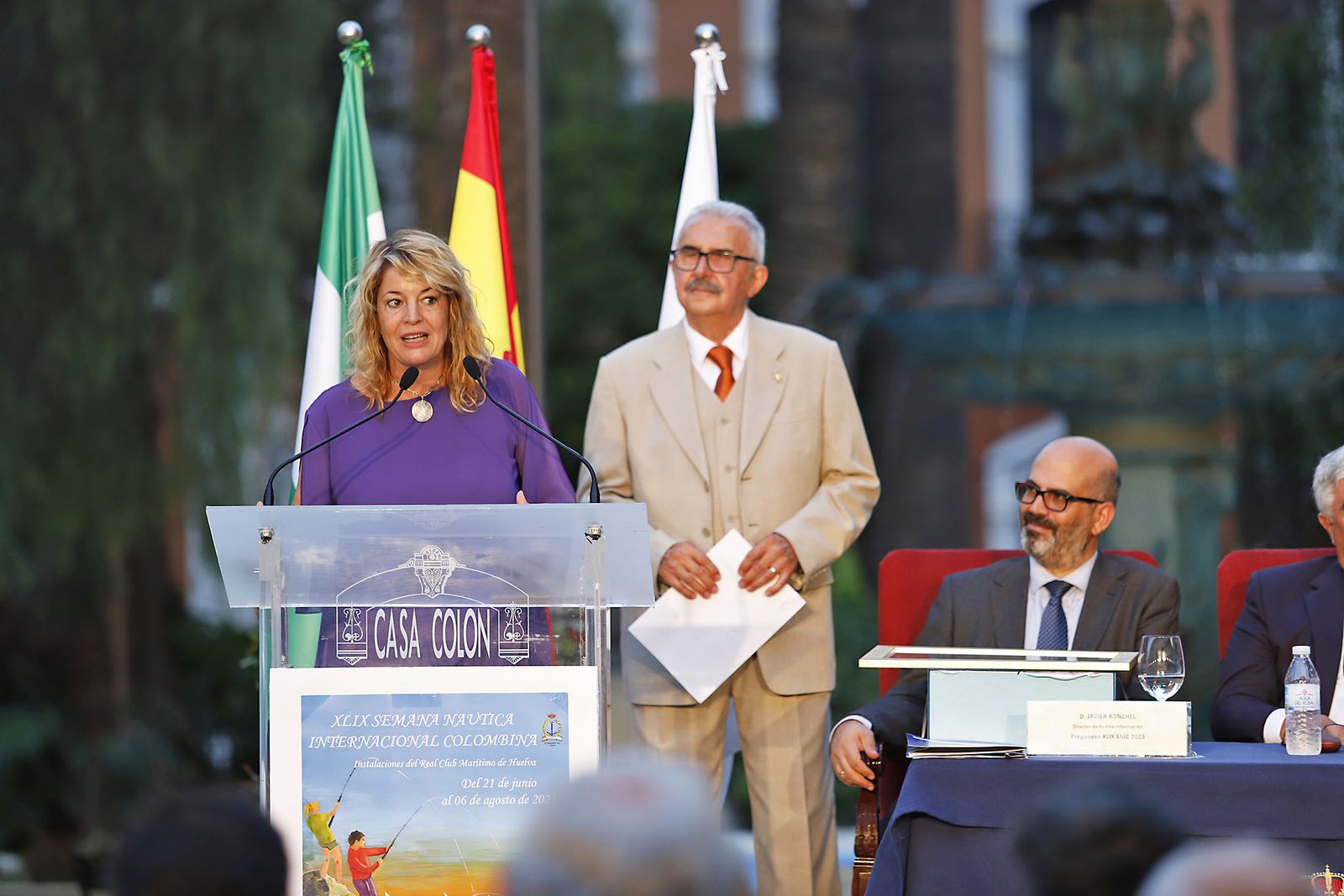 Imágenes del pregón de la XLIX edición de la Semana Náutica Internacional Colombina