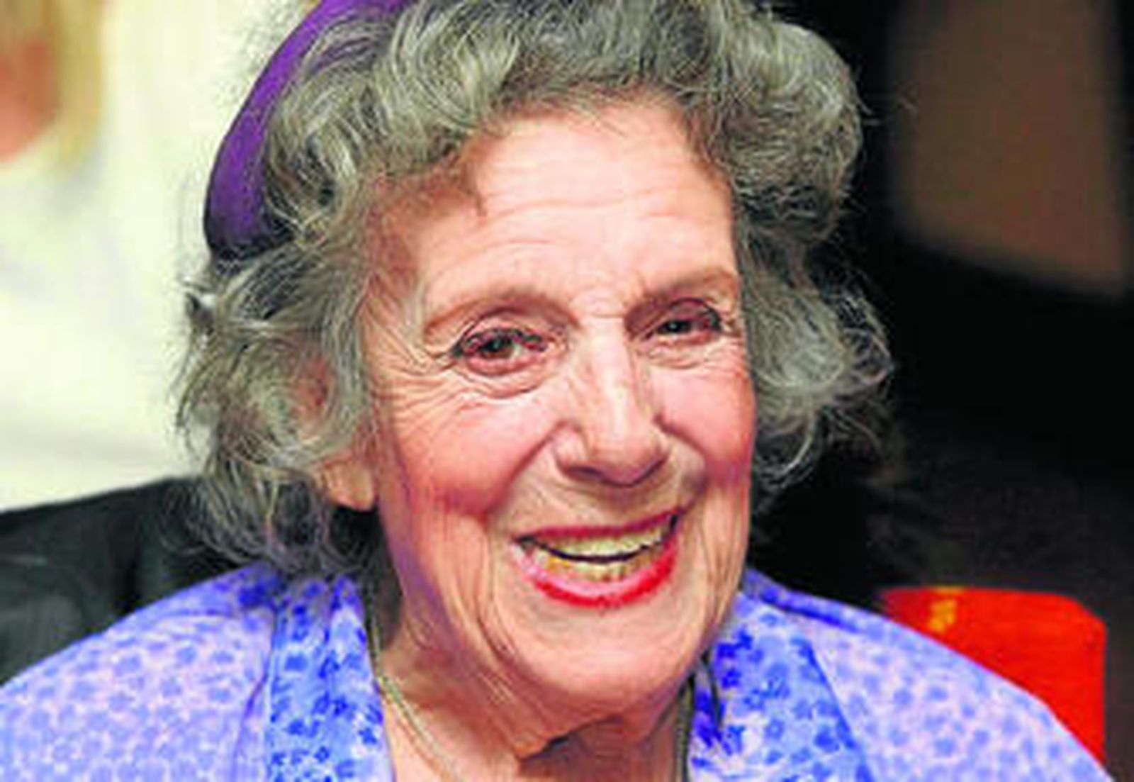 María Isbert, sonriente como era habitual en ella, en una imagen tomada en 2004.