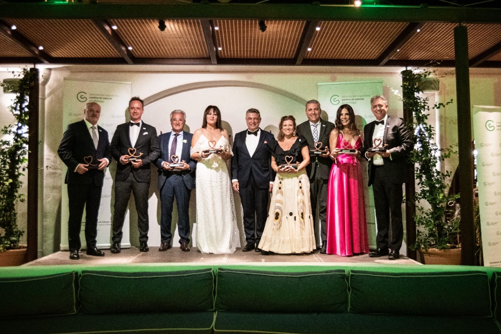 La gala anual de la Asociación Española Contra el Cáncer de Málaga, en imágenes