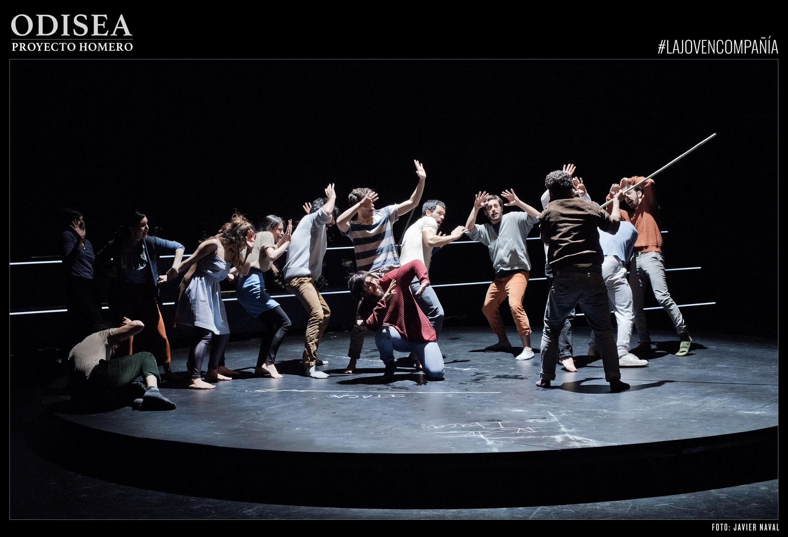 Representación de 'La Odisea' de Homero, con la versión de Alberto Conejero, a cargo de La Joven Compañía.